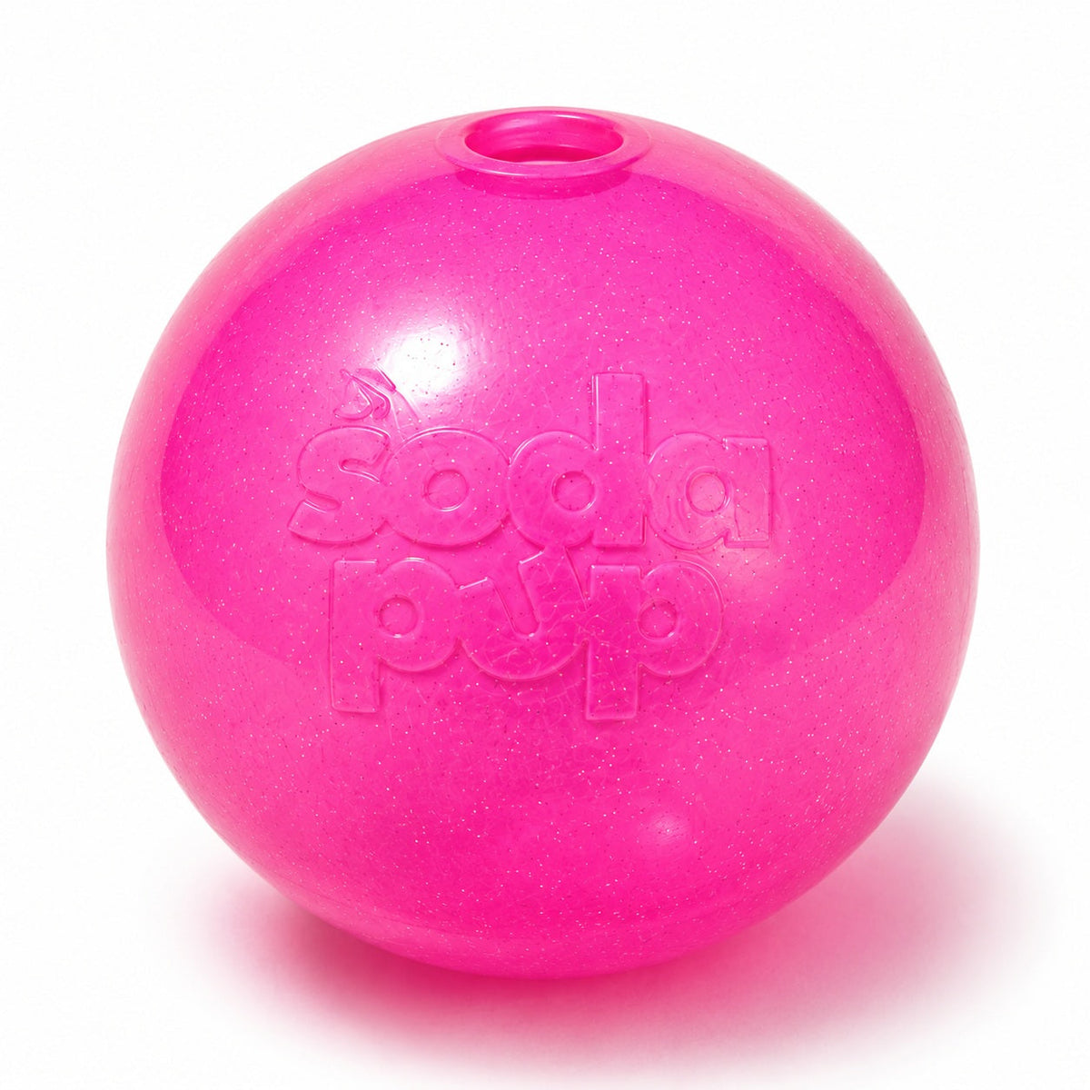 Pink & Blue Glitter Ball 2-Pack Dog Toy | Soft PUP-X Rubber Floating Fetch Ball with Treat Dispenser | USA Made (Copy)