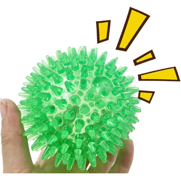 Dog Toy Medium Spike Ball Dog Toy 9CM Sound Pet Teeth Grinding Toy Medium Dog