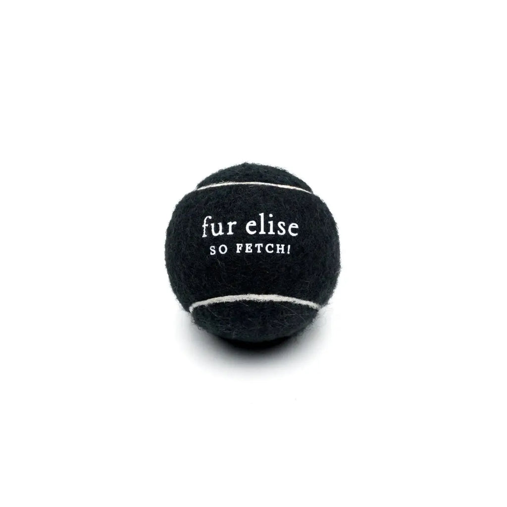 Fur Elise So Fetch! Tennis Ball Pack of 7 - Noire