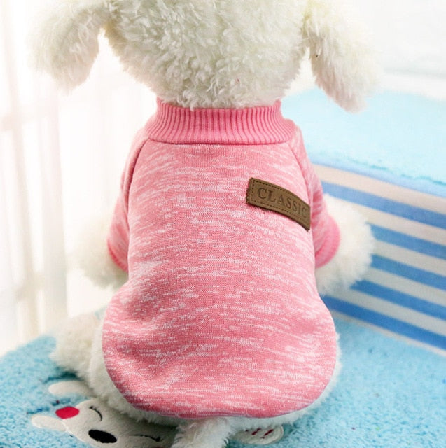 Dog Clothes For Small Dogs Soft Pet Dog Sweater Clothing For Dog Winter Chihuahua Clothes Classic Pet Outfit Ropa Perro