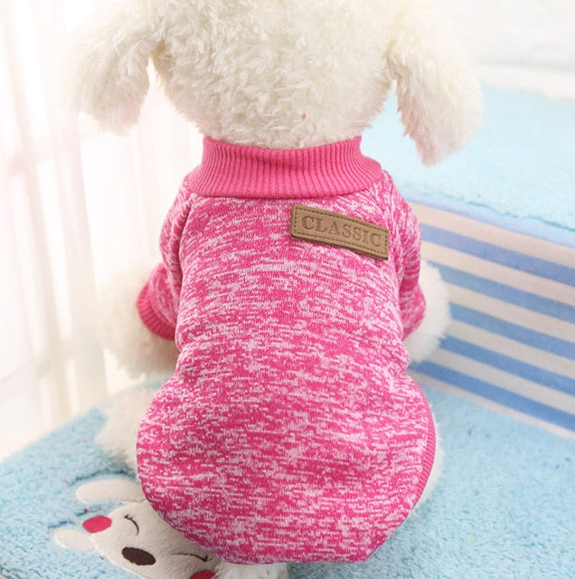 Dog Clothes For Small Dogs Soft Pet Dog Sweater Clothing For Dog Winter Chihuahua Clothes Classic Pet Outfit Ropa Perro