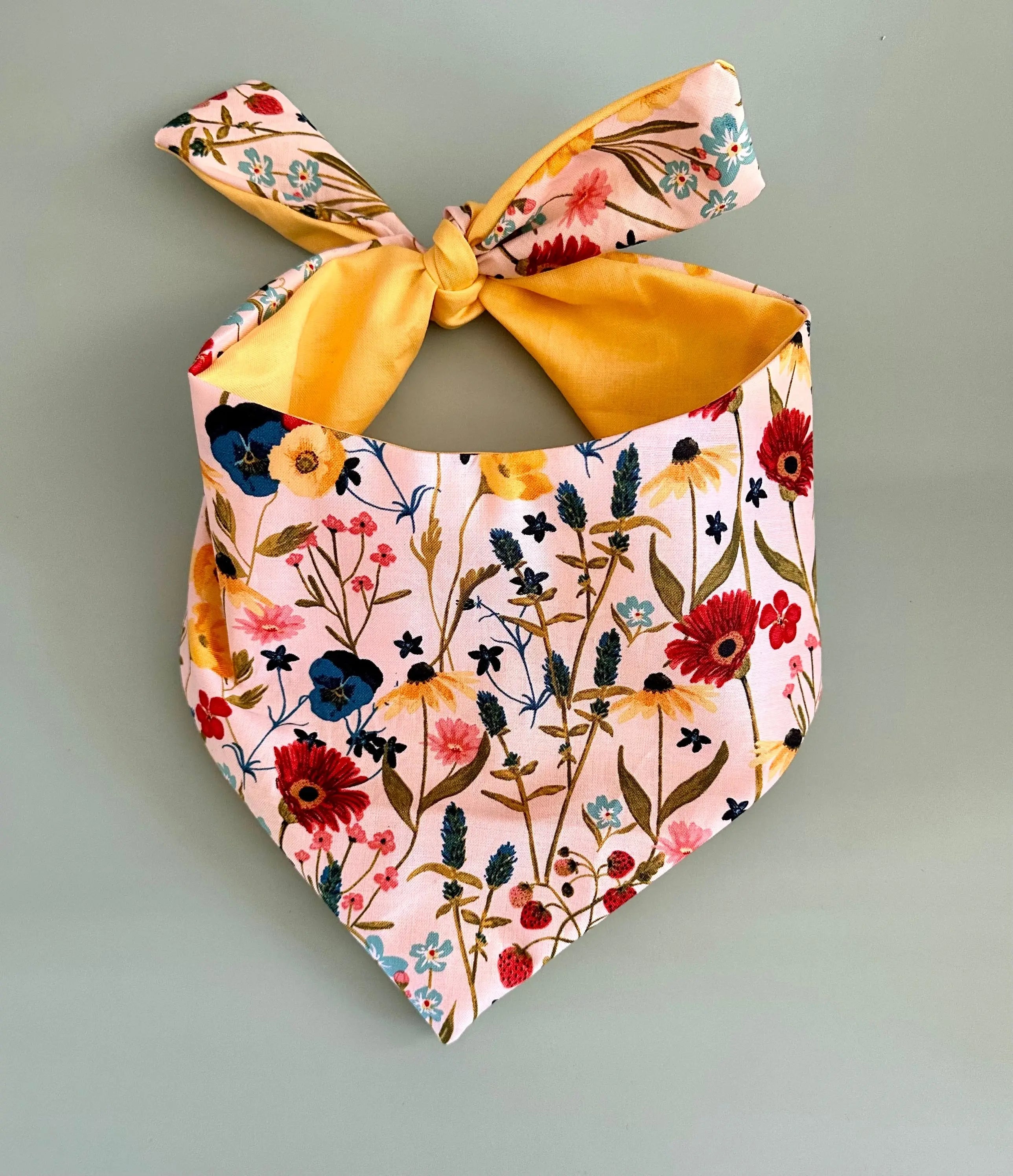 Spring Flowers Dog Bandana New Arrivals Happy Tails Outfitters