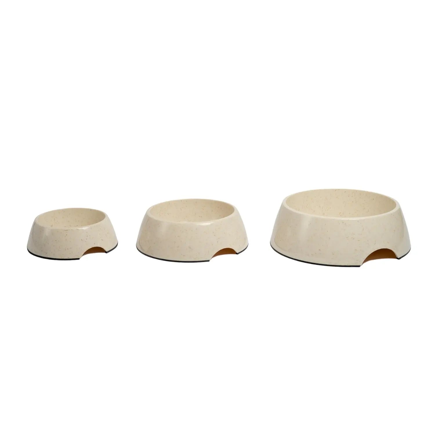 Country Living Set of 2 Natural Fiber Dog Bowls – White Swan American Pet Supplies
