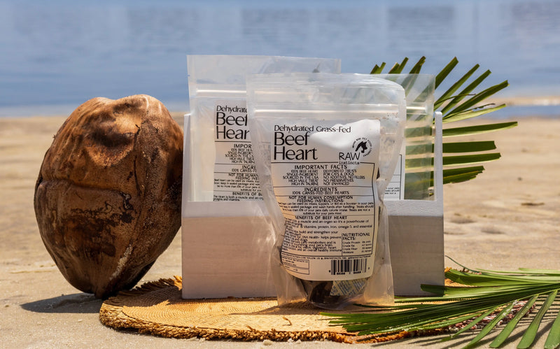 Dehydrated Beef Heart – Raw Instincts | Nutritious Treat for Cats & Dogs