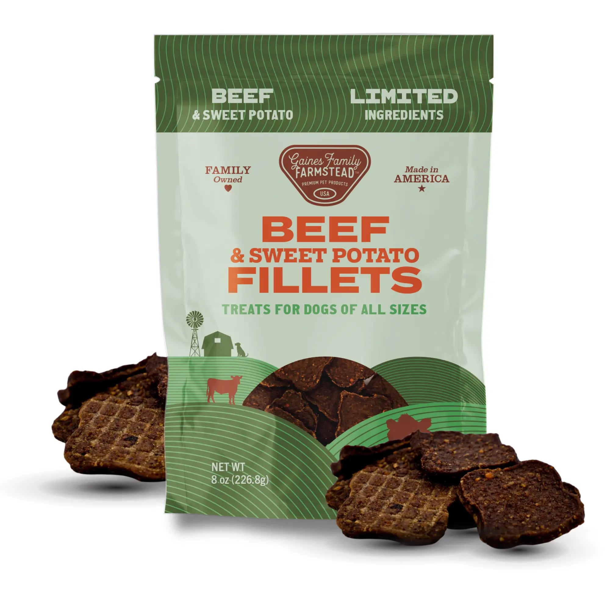 Beef and Sweet Potato Fillets Gaines Family Farmstead
