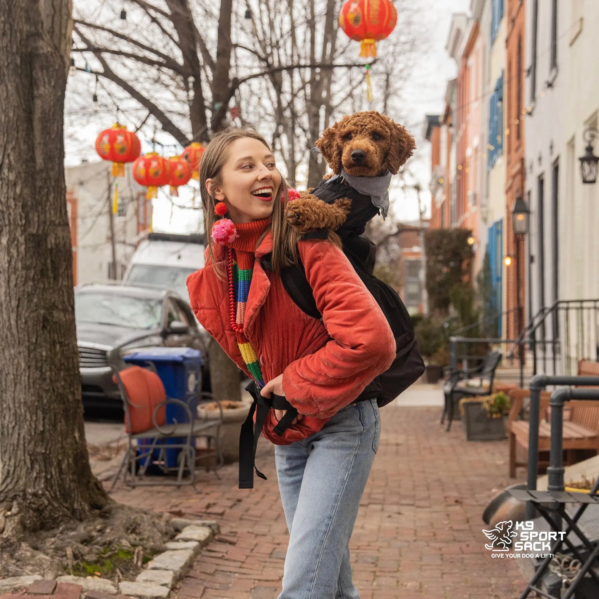 Knavigate | Advanced Dog Carrier with Internal Frame & Hip Belt K9 Sport Sack
