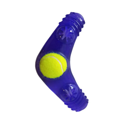 Tennis Ball Dog Toy Variety Pack (Boomerang, 3-Bone Squeaker, Orange Squeaker) American Pet Supplies