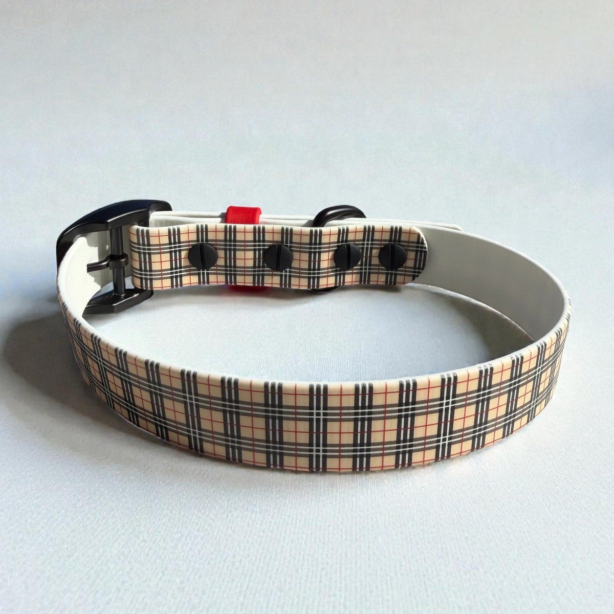 British Plaid Biothane Collar