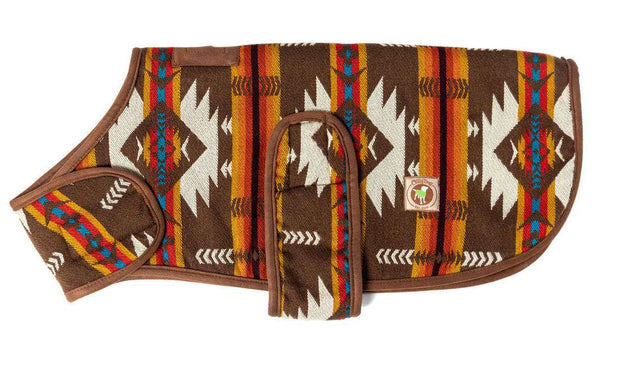 Brown Southwest Dog Coat