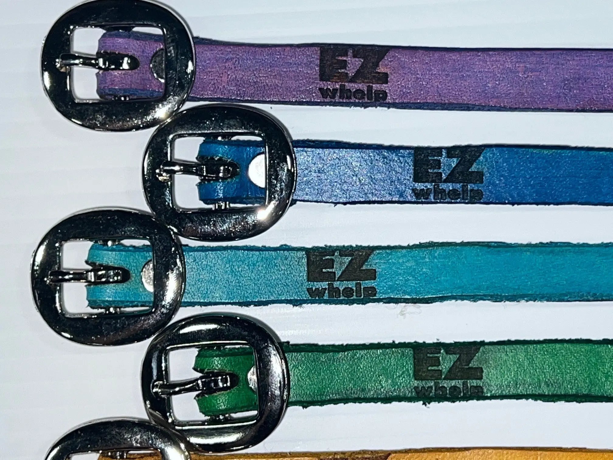 Genuine Leather Puppy Collars (set of 12) EZwhelp