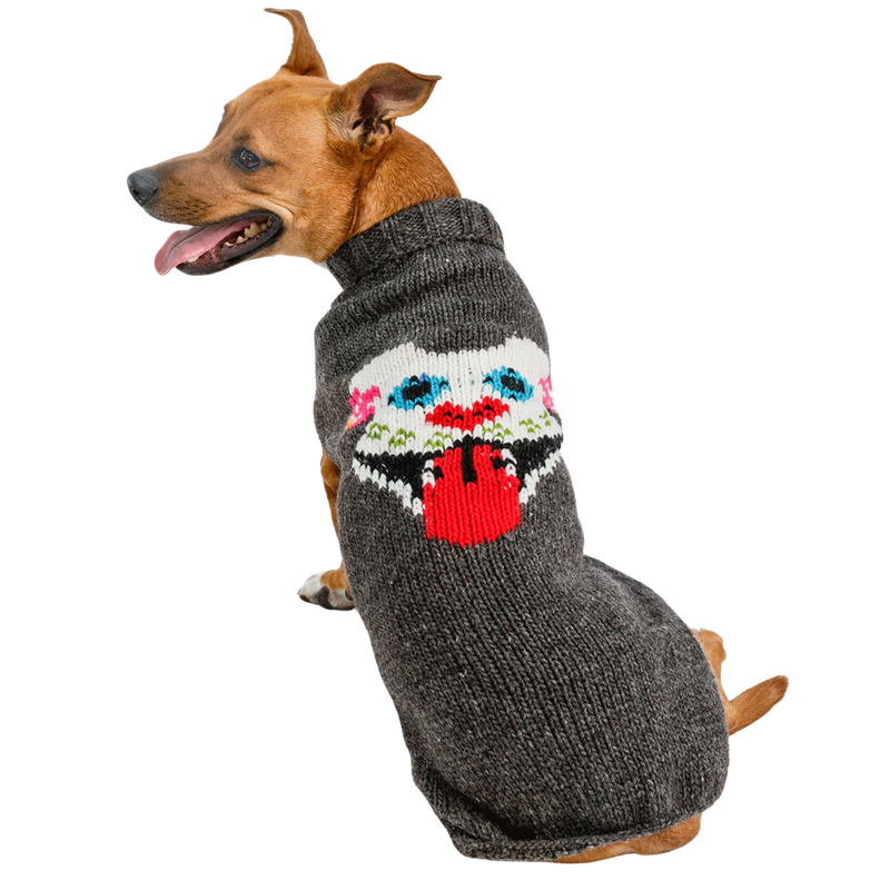 Bully Skull Dog Sweater - XXS