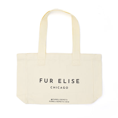 Logo Canvas Tote Bag Elise Galleria