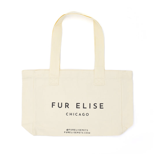 Logo Canvas Tote Bag Elise Galleria
