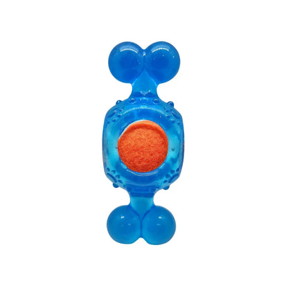 Blue Candy-Inspired Squeaky Tennis Ball Dog Chew Toy – TPR, Durable & Promotes Dental Health American Pet Supplies