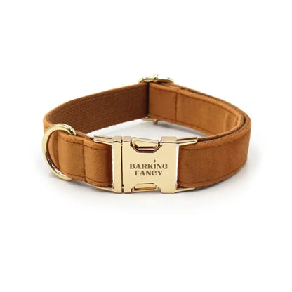 Velvet Holiday Walk Set - Caramel Barking Fancy