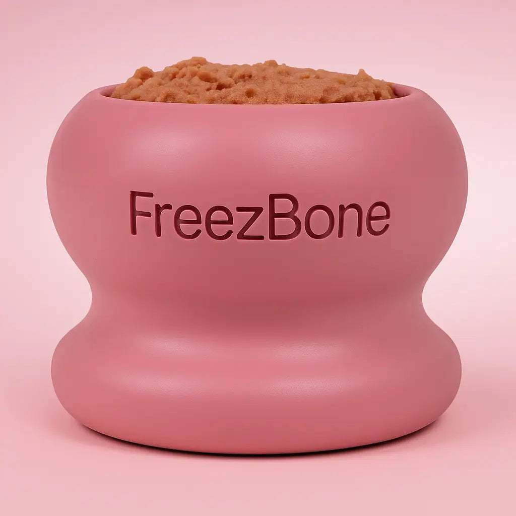 Freezball - Durable Fillable Dog Chew Bone Freezbone