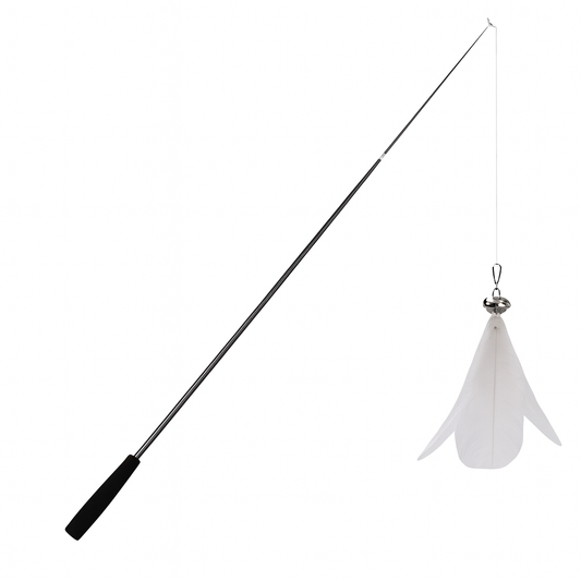 Milou & Lumi Telescopic Feather Cat Teaser Wand Dr. Milou