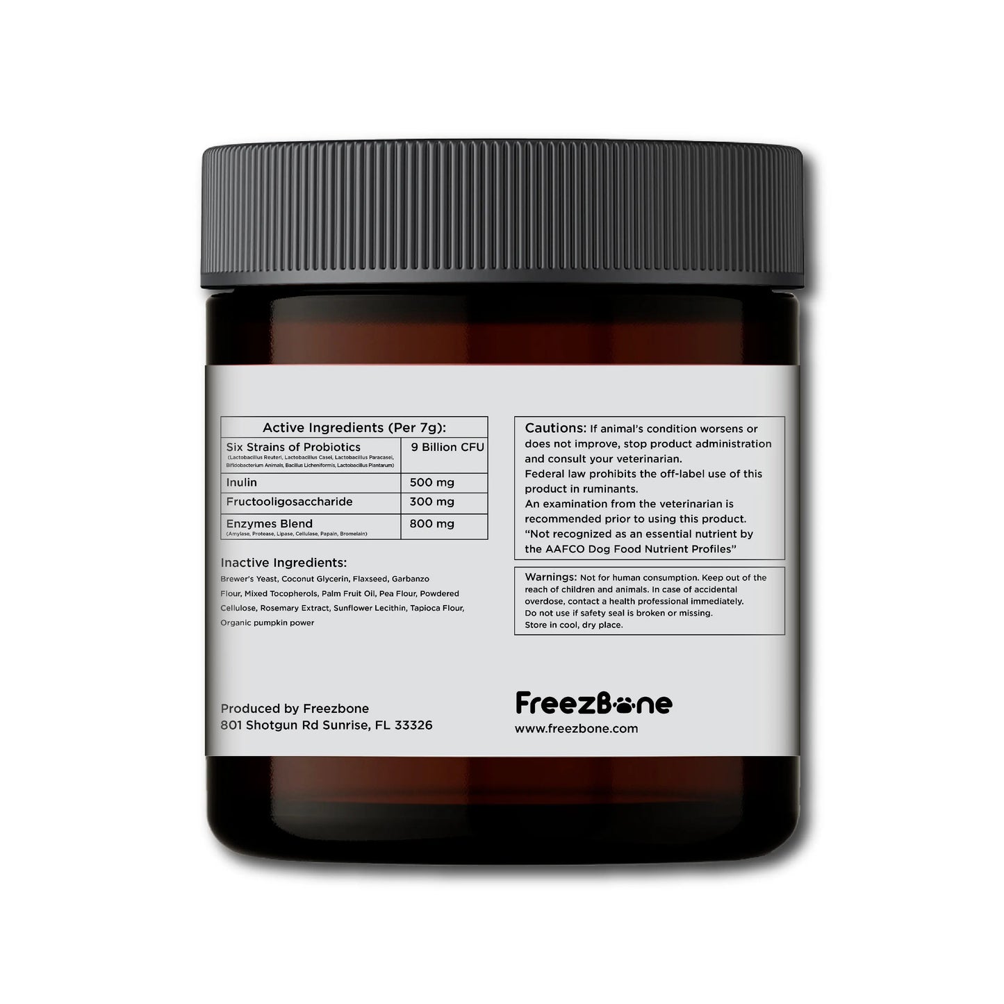 Probiotic Chews (90 Chews) Freezbone