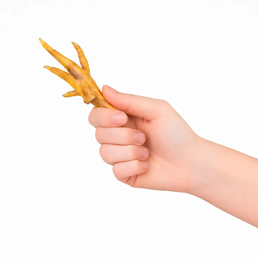 Freezbone Whole Chicken Feet Dental Treats for Dogs - Human Grade - Single Ingredient Freezbone