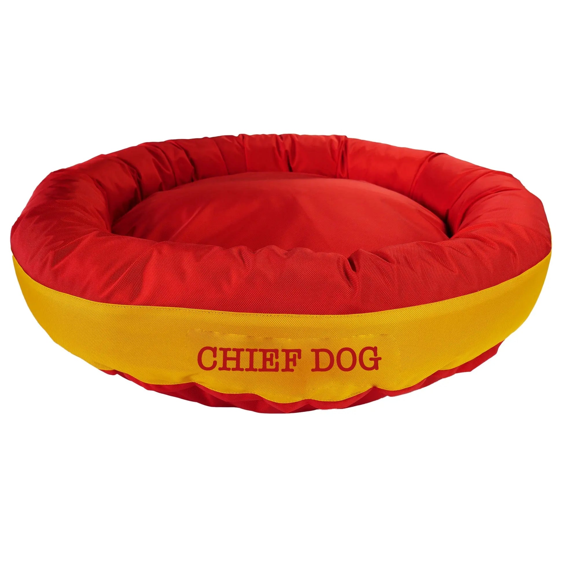 Dog Bed Round Bolster Armor Football American Dog