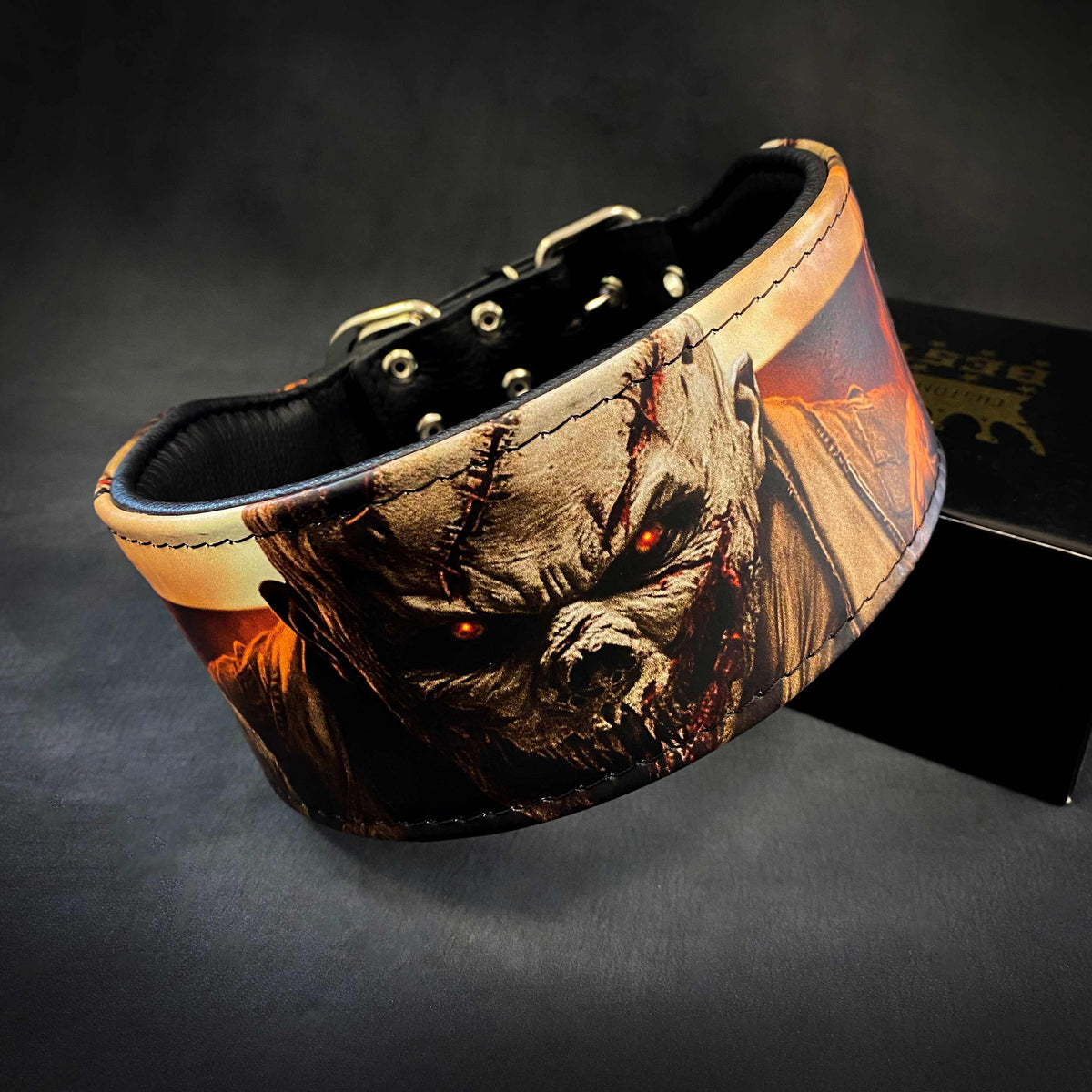 Bestia Scare Leather Dog Collar – Limited Edition