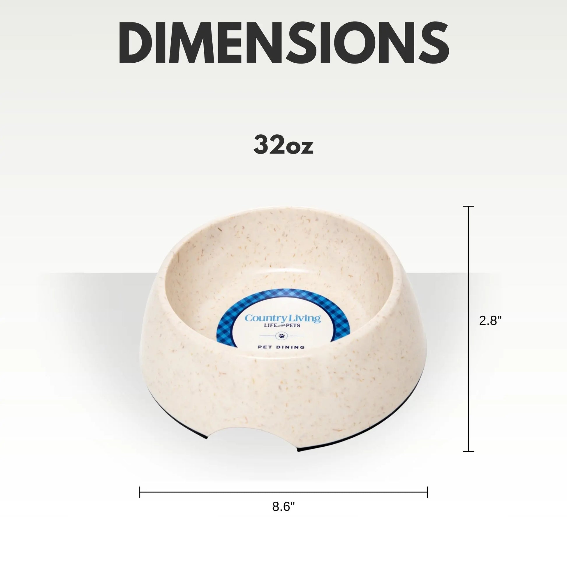 Country Living Set of 2 Natural Fiber Dog Bowls – White Swan American Pet Supplies