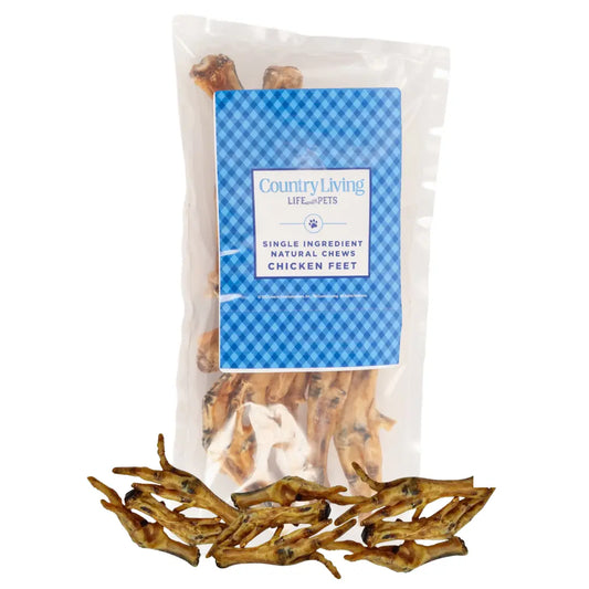 Country Living All-Natural Chicken Feet Dog Treats, Crunchy  Snacks for Joint Support – (20-Pack) American Pet Supplies