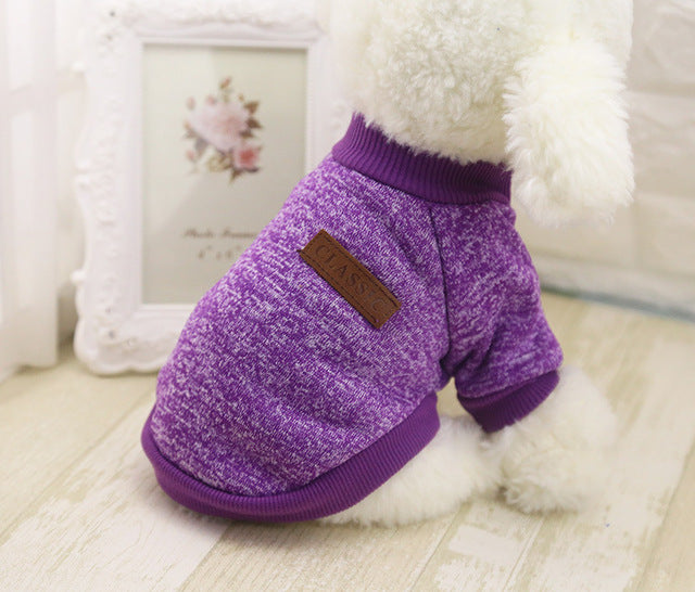 Dog Clothes For Small Dogs Soft Pet Dog Sweater Clothing For Dog Winter Chihuahua Clothes Classic Pet Outfit Ropa Perro