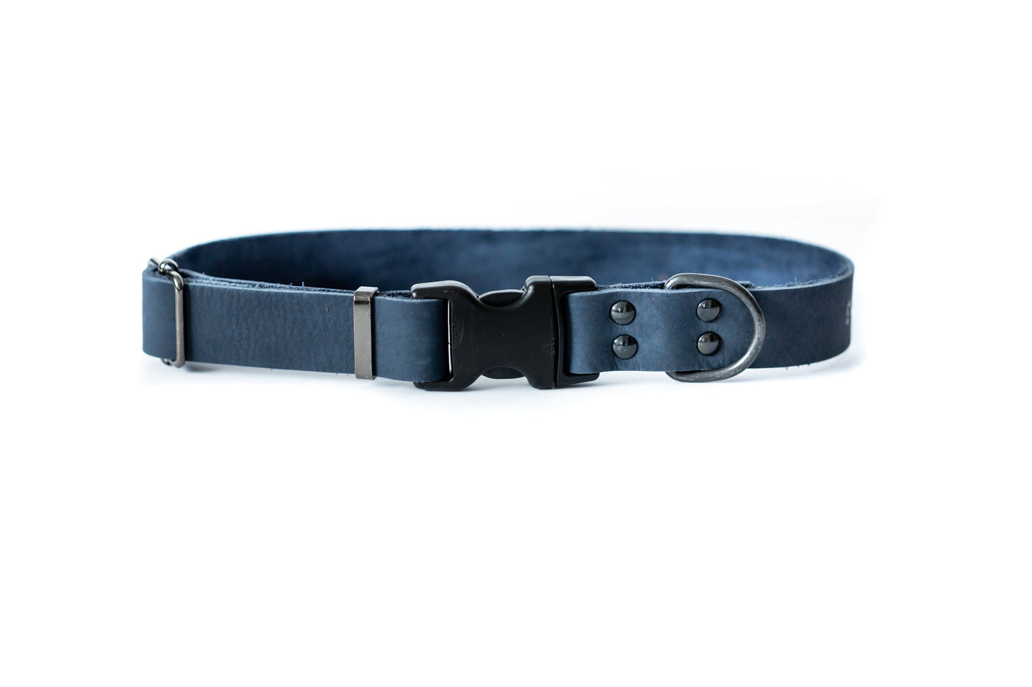 Sport Style Blue Jeans Leather Dog Collar Euro-Dog Collars and Leads