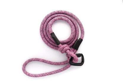 Adventure Style Mountain Blush Climbing Rope Dog Leash Euro-Dog Collars and Leads