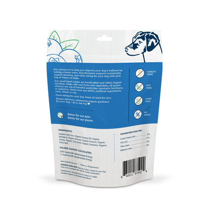 Dog Mamma's Organic Berry Banana Coconut Recipe - USDA Organic Certified Dog Treats Dog Mamma's Organic Dog Treats