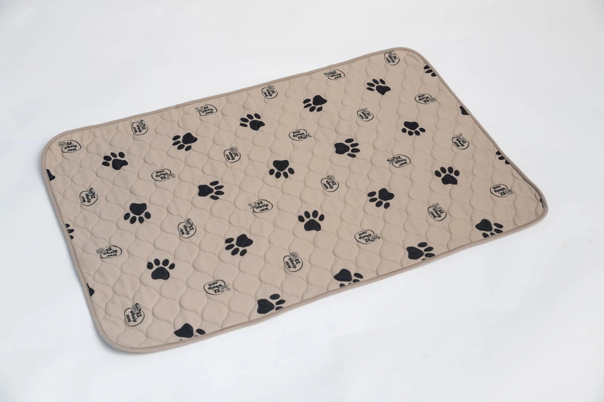 Light Brown Paw Print Pad/Mat, 2-Pack EZwhelp