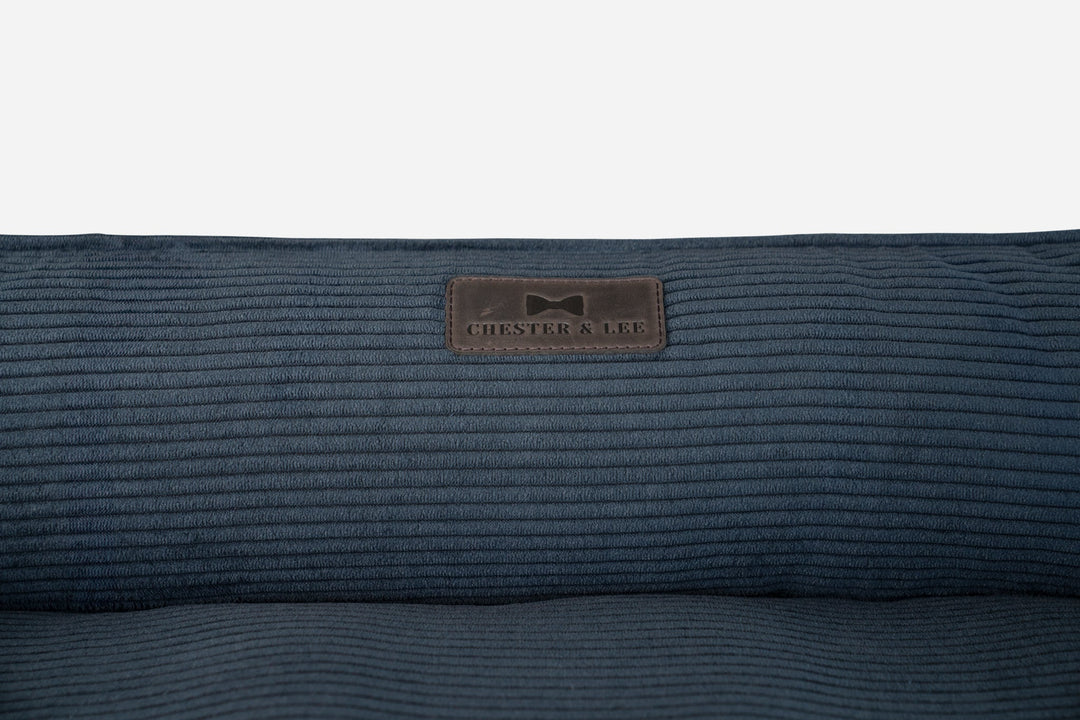 Chester & Lee | Fancy Corduroy Sleeper Dog Bed Graphite