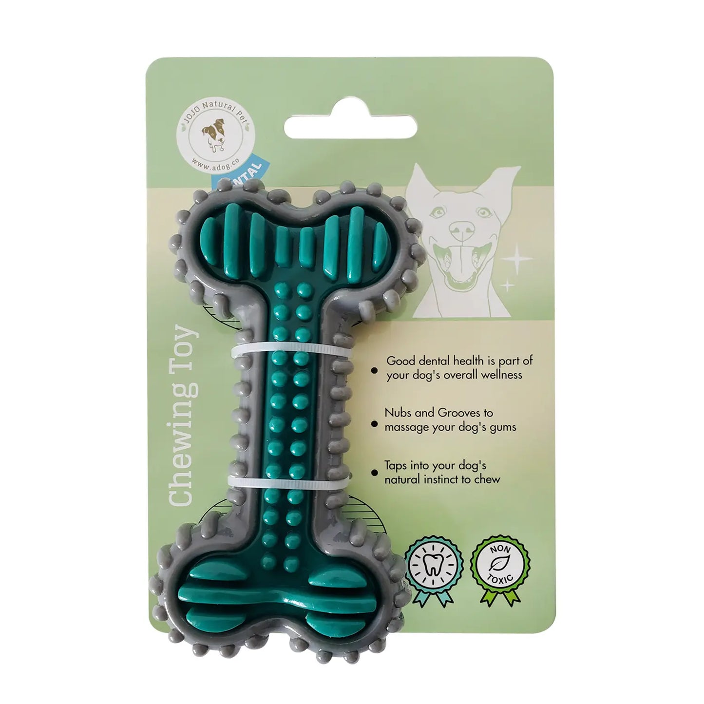 TPR Dental Bone Dog Chew Toy – Ultimate Oral Care & Fun for Light to Medium Chewers American Pet Supplies