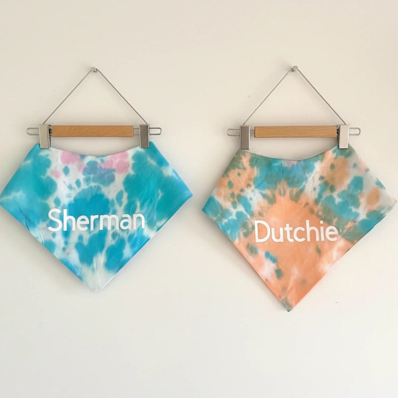 Custom Tie Dye Dog Bandana