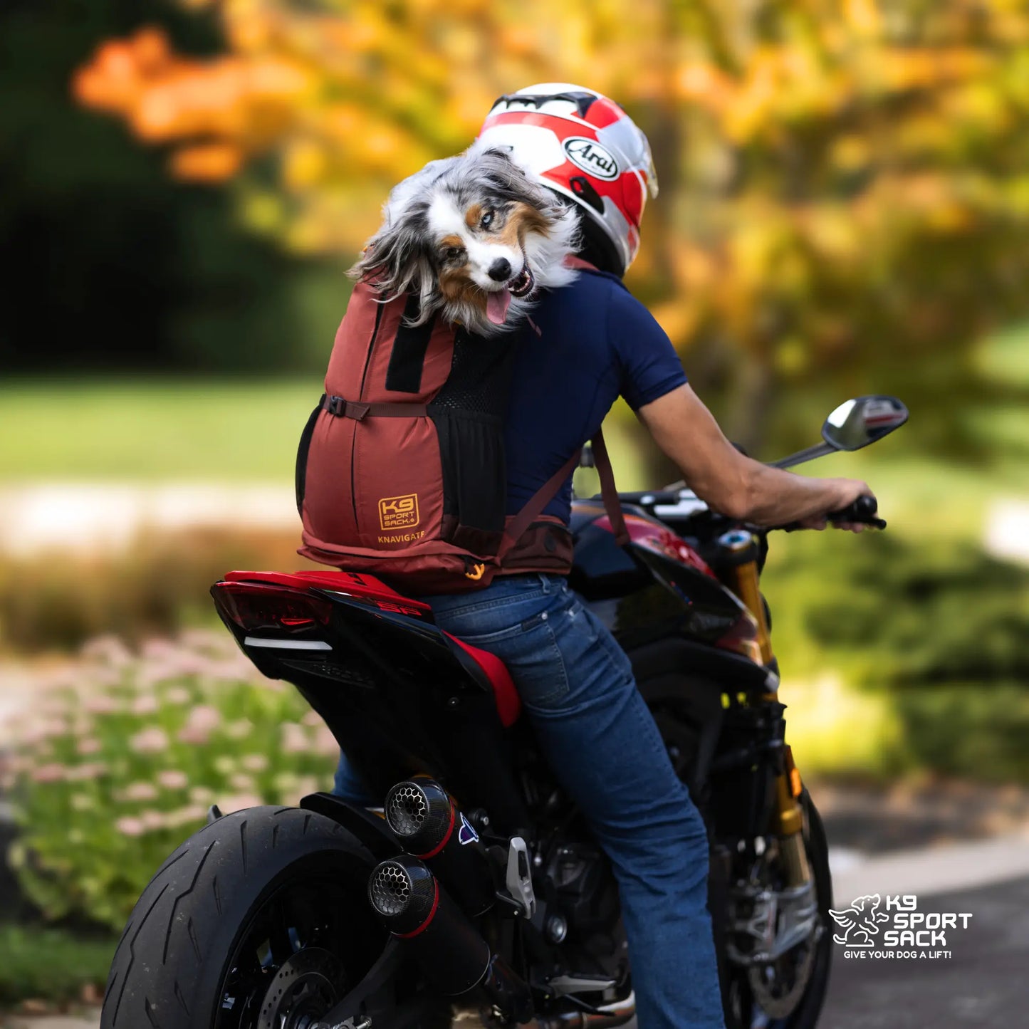 Knavigate | Advanced Dog Carrier with Internal Frame & Hip Belt K9 Sport Sack