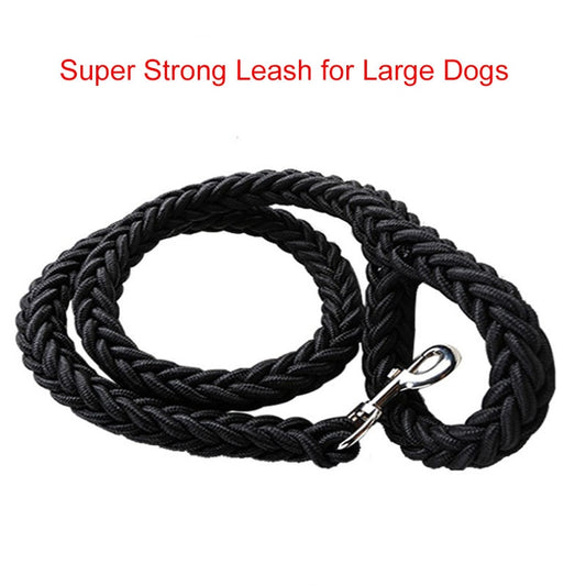 Nylon Dog Harness Leash For Medium Large Dogs Leads Pet Training Running Walking Safety Mountain Climb Big Dog NylonTenacityRope