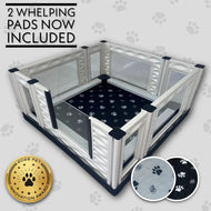 EZclassic Windowed Whelping Box Set w/Rail Assembly