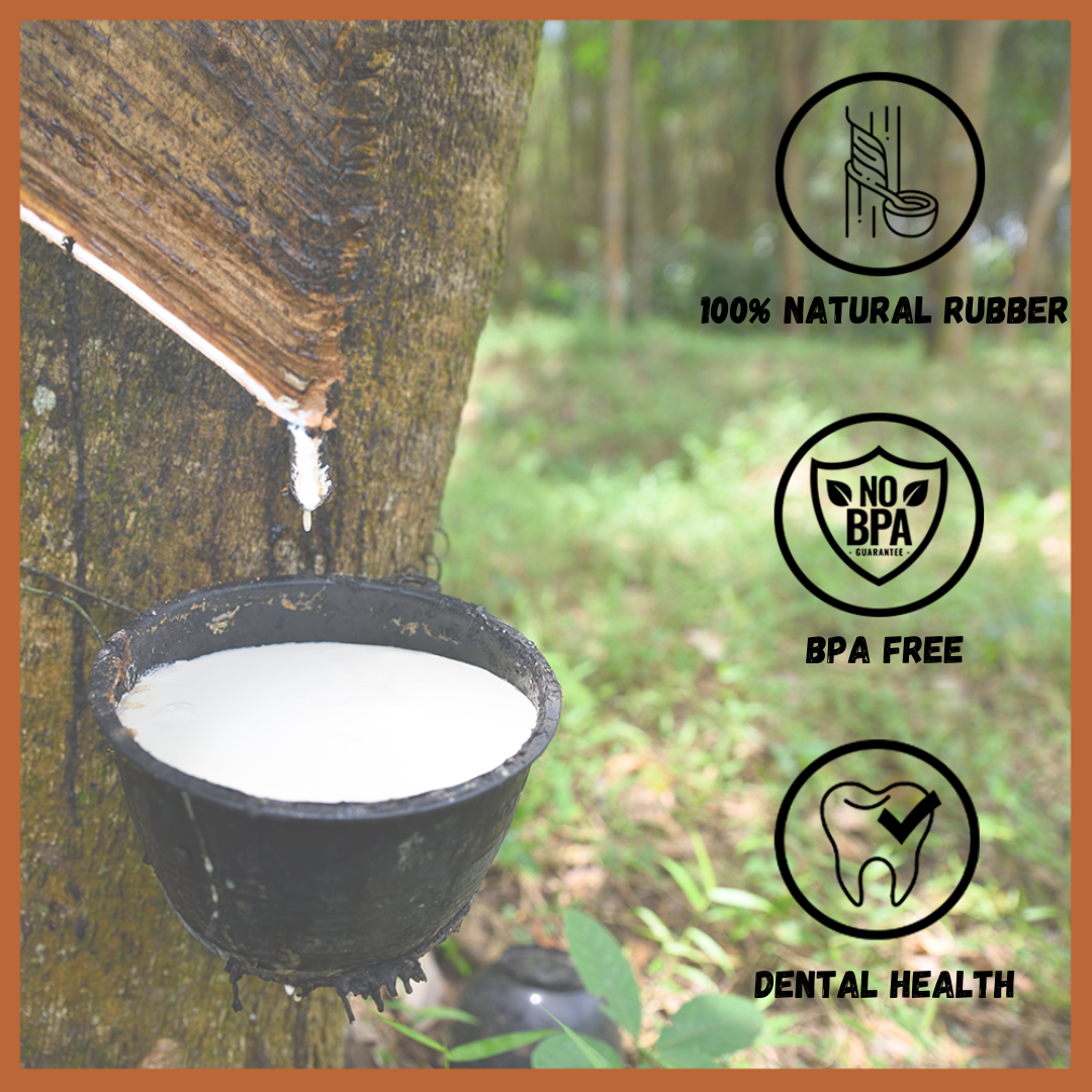 Winnie Natural Rubber Dog Toy – Treat, Tug & Chew Toy