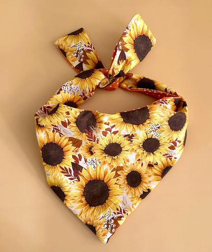 Sunflower Dog Bandana Happy Tails Outfitters