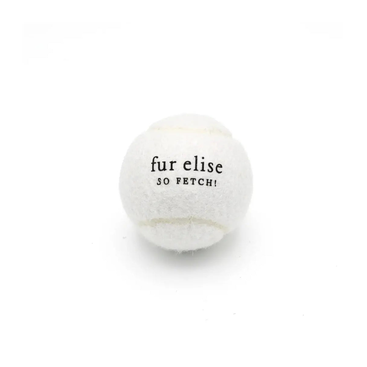 Fur Elise So Fetch! Tennis Ball - Ivory