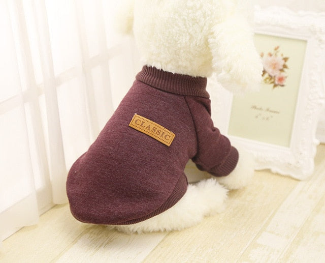 Dog Clothes For Small Dogs Soft Pet Dog Sweater Clothing For Dog Winter Chihuahua Clothes Classic Pet Outfit Ropa Perro