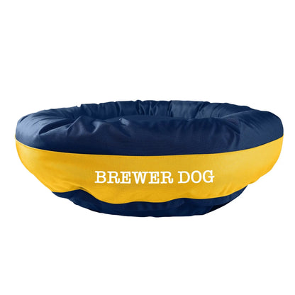 Dog Bed Round Bolster Armor Baseball American Dog