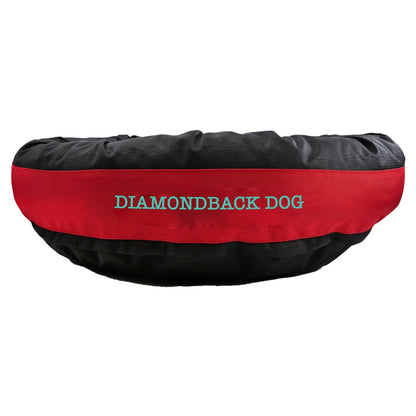 Dog Bed Round Bolster Armor Baseball American Dog
