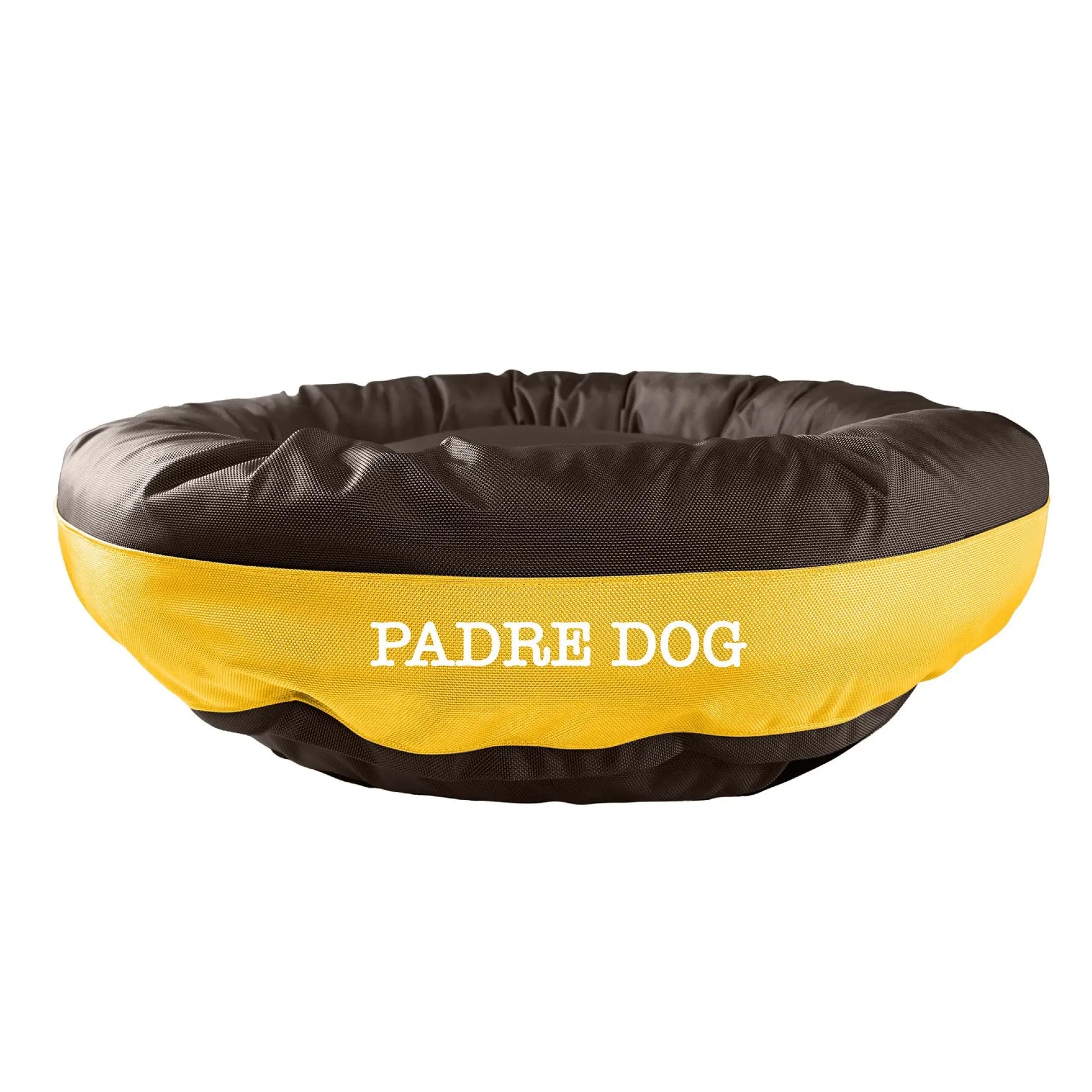 Dog Bed Round Bolster Armor Baseball American Dog