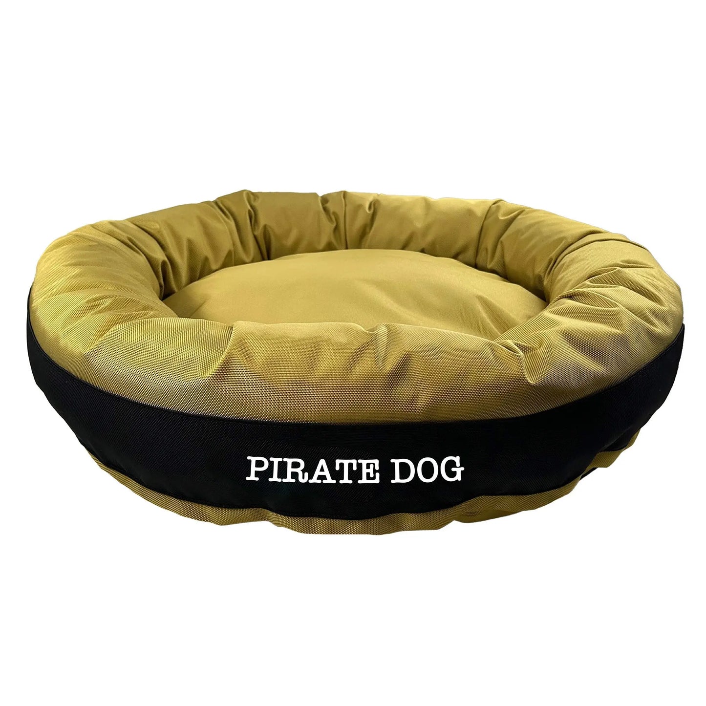 Dog Bed Round Bolster Armor Baseball American Dog