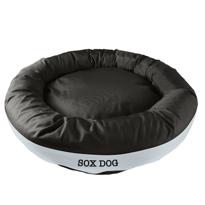 Dog Bed Round Bolster Armor Baseball American Dog