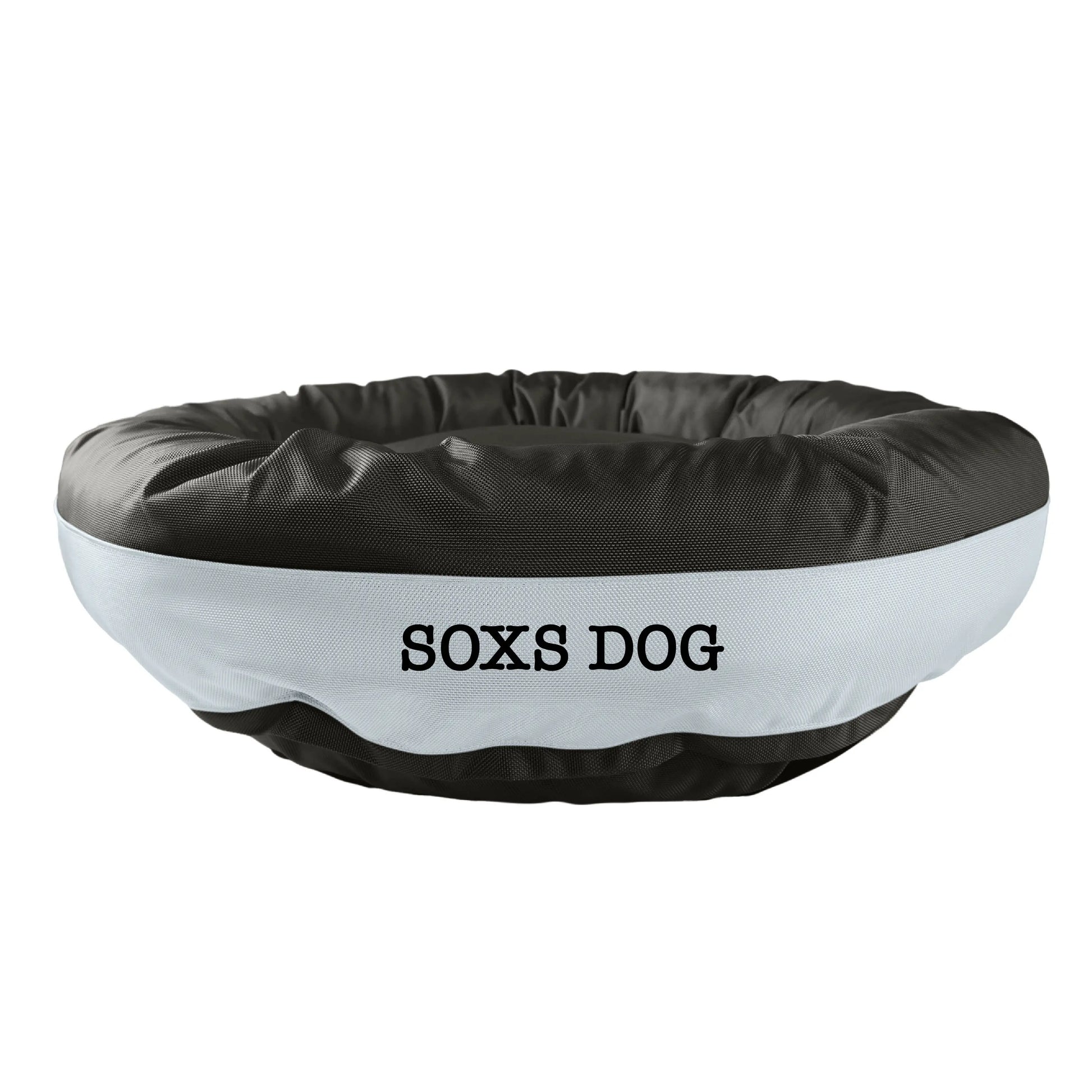 Dog Bed Round Bolster Armor Baseball American Dog