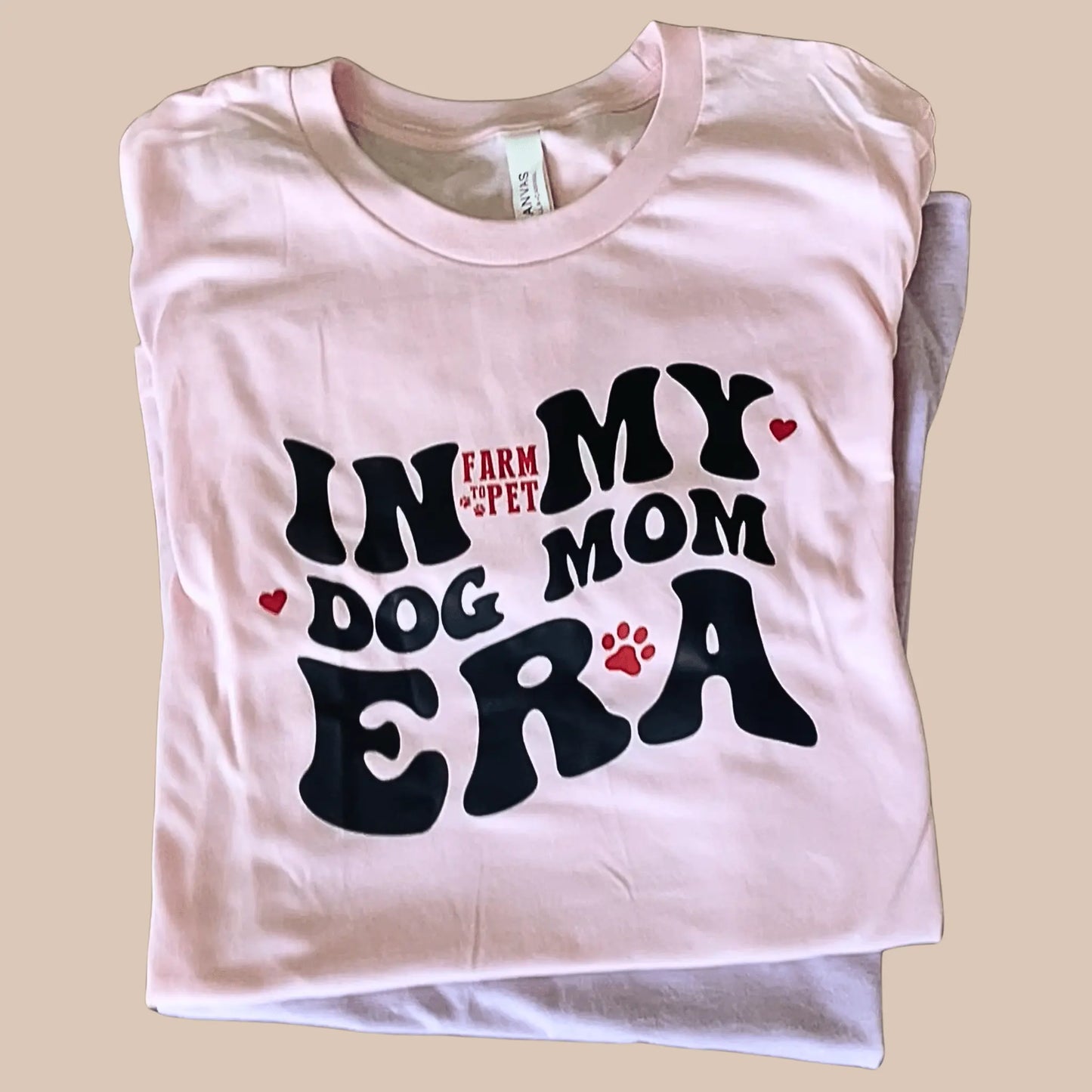 "Dog Mom Era" T-shirt | Paw-fect Gift for Dog Moms Farm To Pet