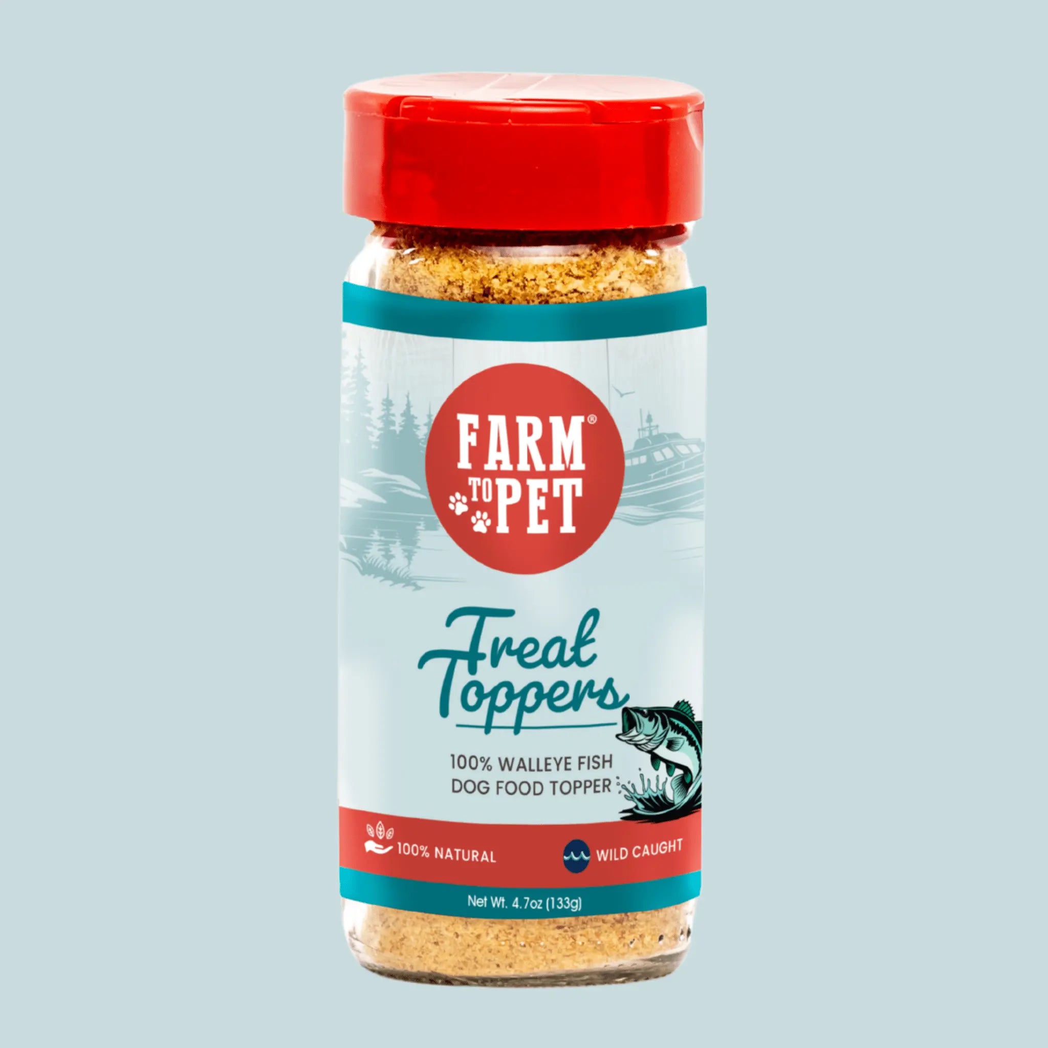 Treat Topper Fish Dog Food Topper | Low-Fat Meal Topper for Pets Farm To Pet